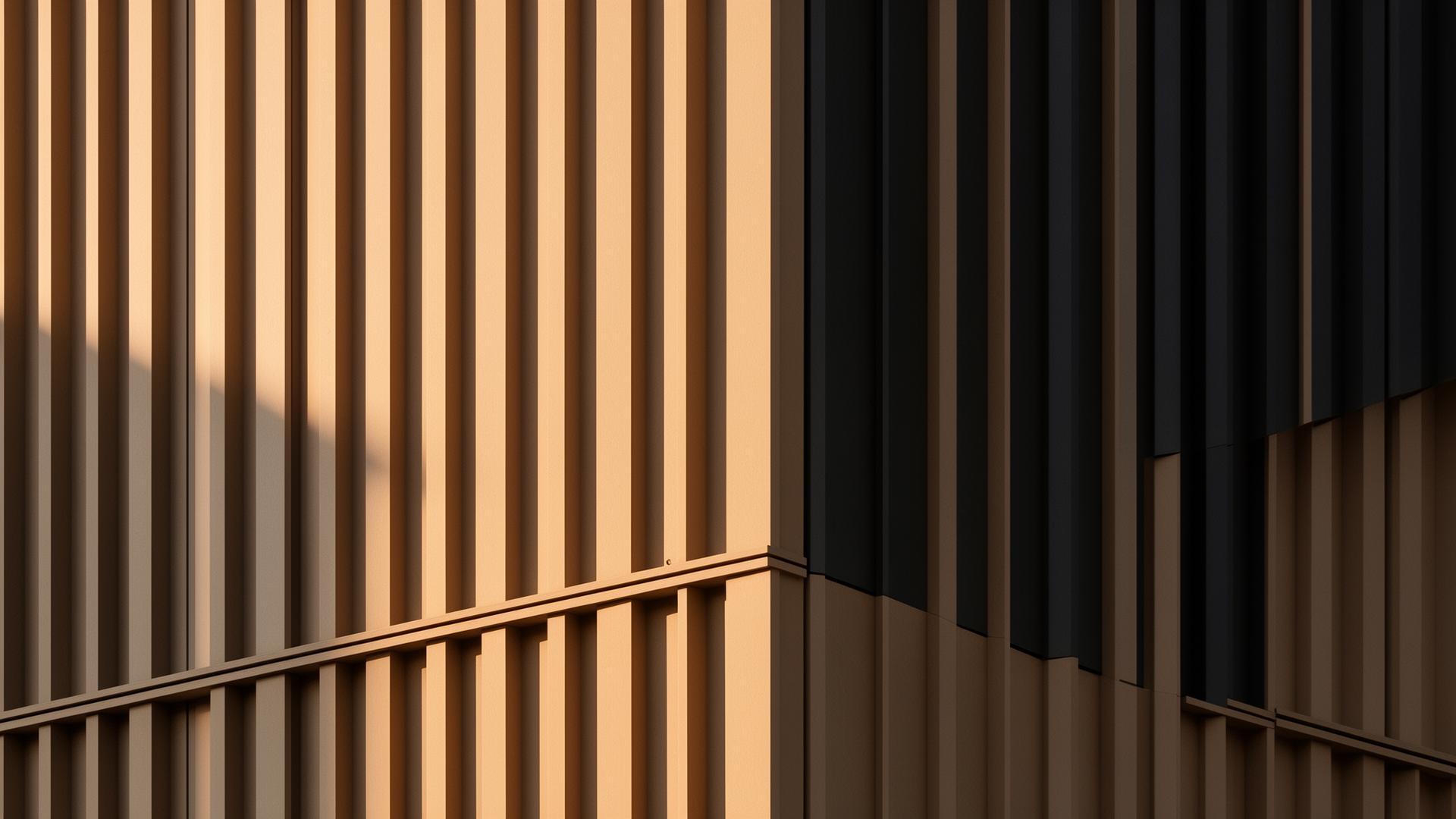 Architectural facade detail